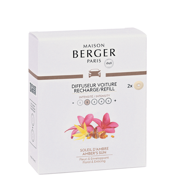 Maison Berger - Amber's Sun Car Diffuser Refills